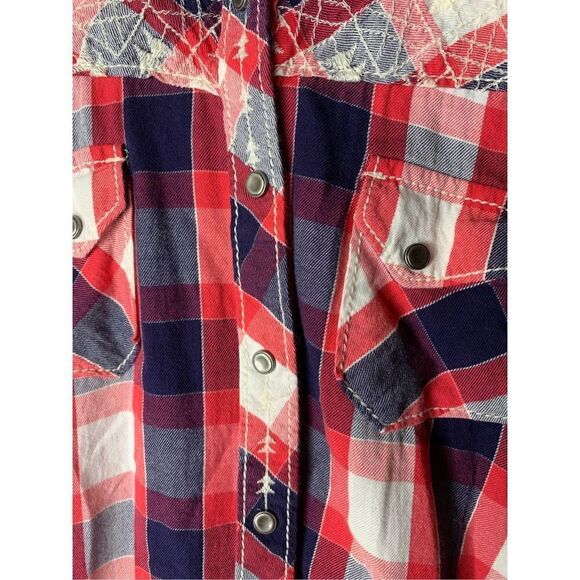 Ariat Button down shirt western Pearl snap women’s size large - Picture 4 of 9